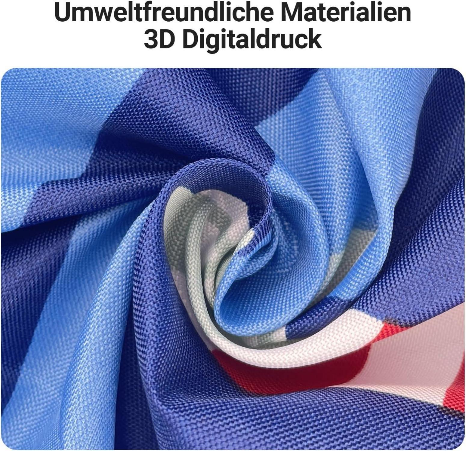 Duschvorhang Blaues Segel 200x200cm Antischimmel Polyester mit Ösen