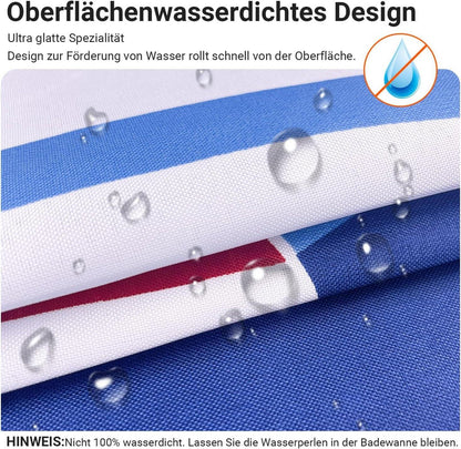 Duschvorhang Blaues Segel 240x200cm Antischimmel