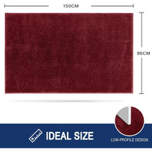 Schmutzfangmatte Rot 86x150 cm – Rutschfest & Waschecht