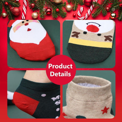 24 Paare Weihnachtssocken Damen Adventskalender Geschenkset