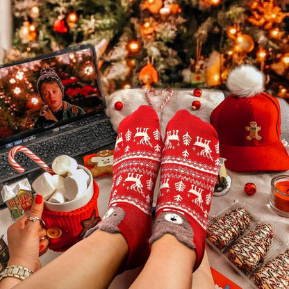 24 Paare Weihnachtssocken Damen Adventskalender Geschenkset