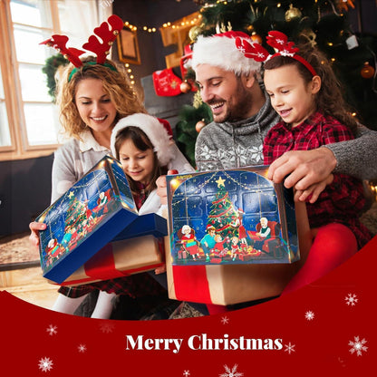 Souarts 12 Paare Weihnachtssocken Adventskalender 2026 für