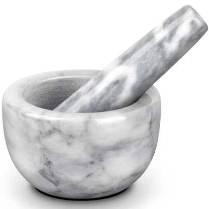 Marmor Mörser und Stößel Set 10cm Durchmesser