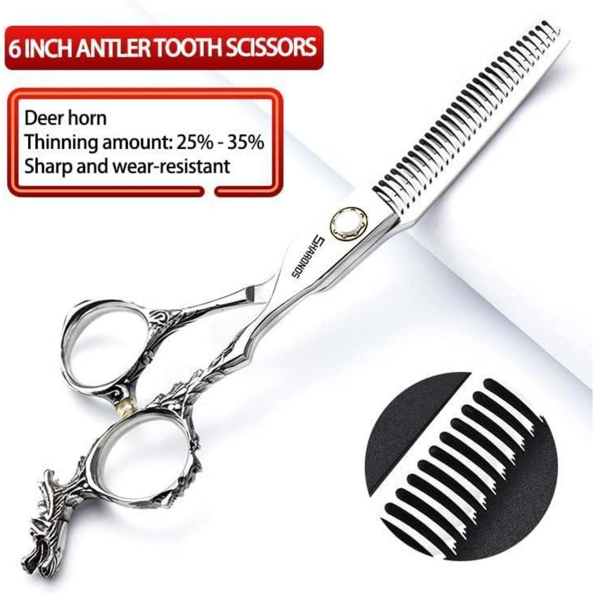 Professionelle Haarschneiderschere Set 6 Zoll Edelstahl