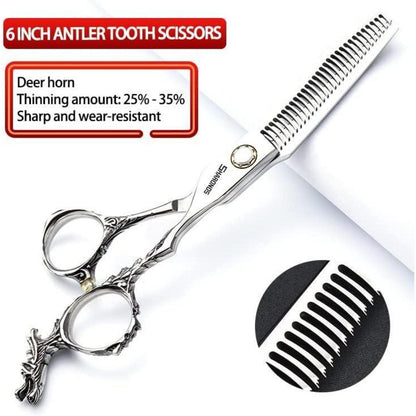 Professionelle Haarschneiderschere Set 6 Zoll Edelstahl