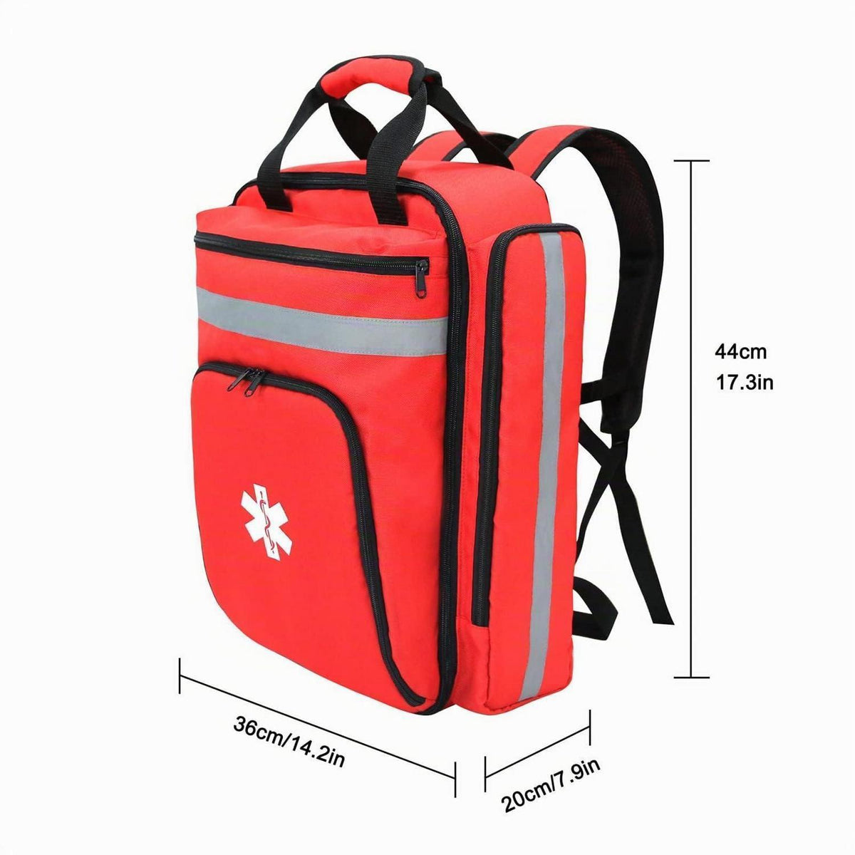 Erste-Hilfe-Rucksack Rot – Taktische Medizin Tasche für Camping