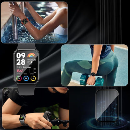 Displayschutzfolie für Xiaomi Smart Band 8 Pro, 3er Pack