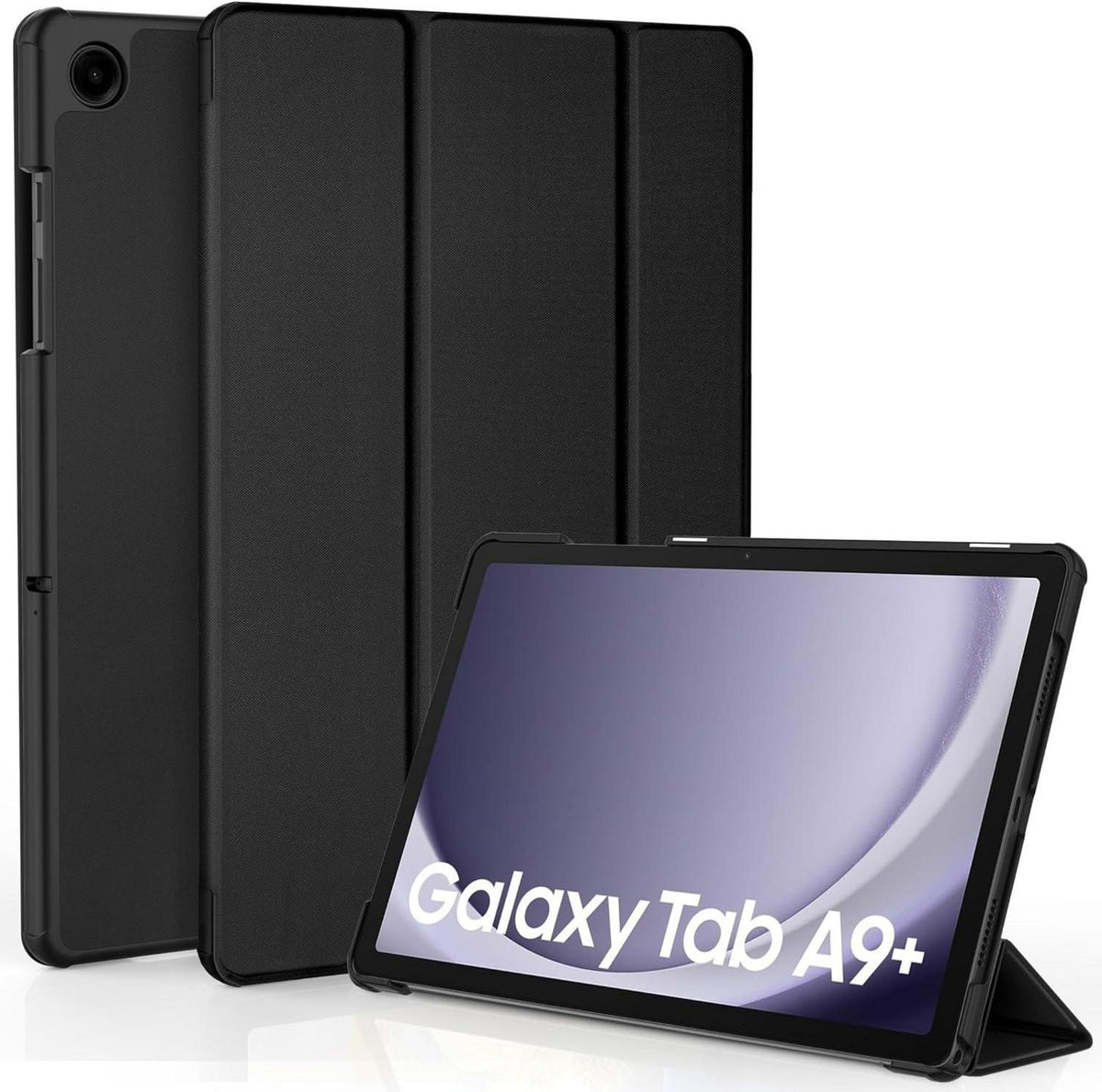 EasyAcc Samsung Galaxy Tab A9+ 11 Zoll 2023 Schutzhülle Schwarz PU