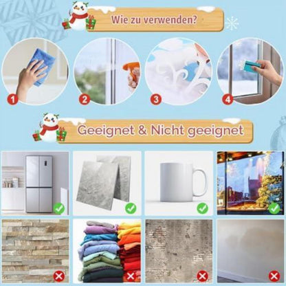 Fensterbilder Weihnachten Weiß – 148 Stück für Winterdeko