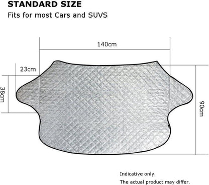 Windschutzscheibenabdeckung Auto Schutz Schnee Eis Frost Sonne UV 140x90cm