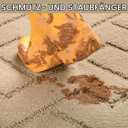 Fußmatte Innen Außen rutschfest, 80x120cm, Beige