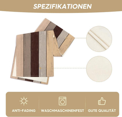 Rustikaler Braun Holz Tischläufer 40x100 cm Saisonal Küche Party