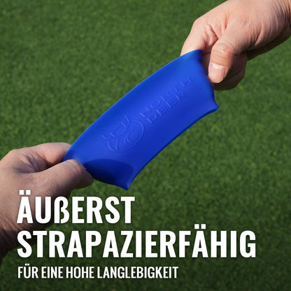 Schienbeinschonerhalter aus Silikon für Fußballspieler - rutschfest & langlebig