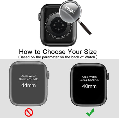 Displayschutz für Apple Watch SE 40 mm, Gehärtetes Glas Schutzfolie