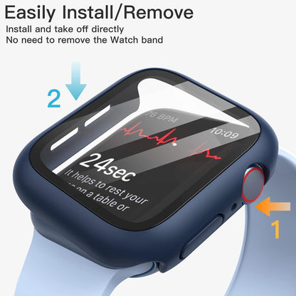 JETech Apple Watch SE Series 6 5 4 44mm Schutzhülle Rot