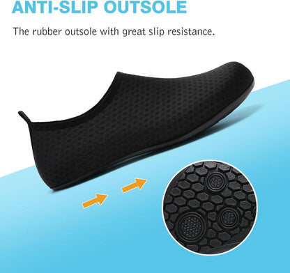 IceUnicorn Schwimmschuhe Badeschuhe Aquaschuhe Surfschuhe für Damen Herren