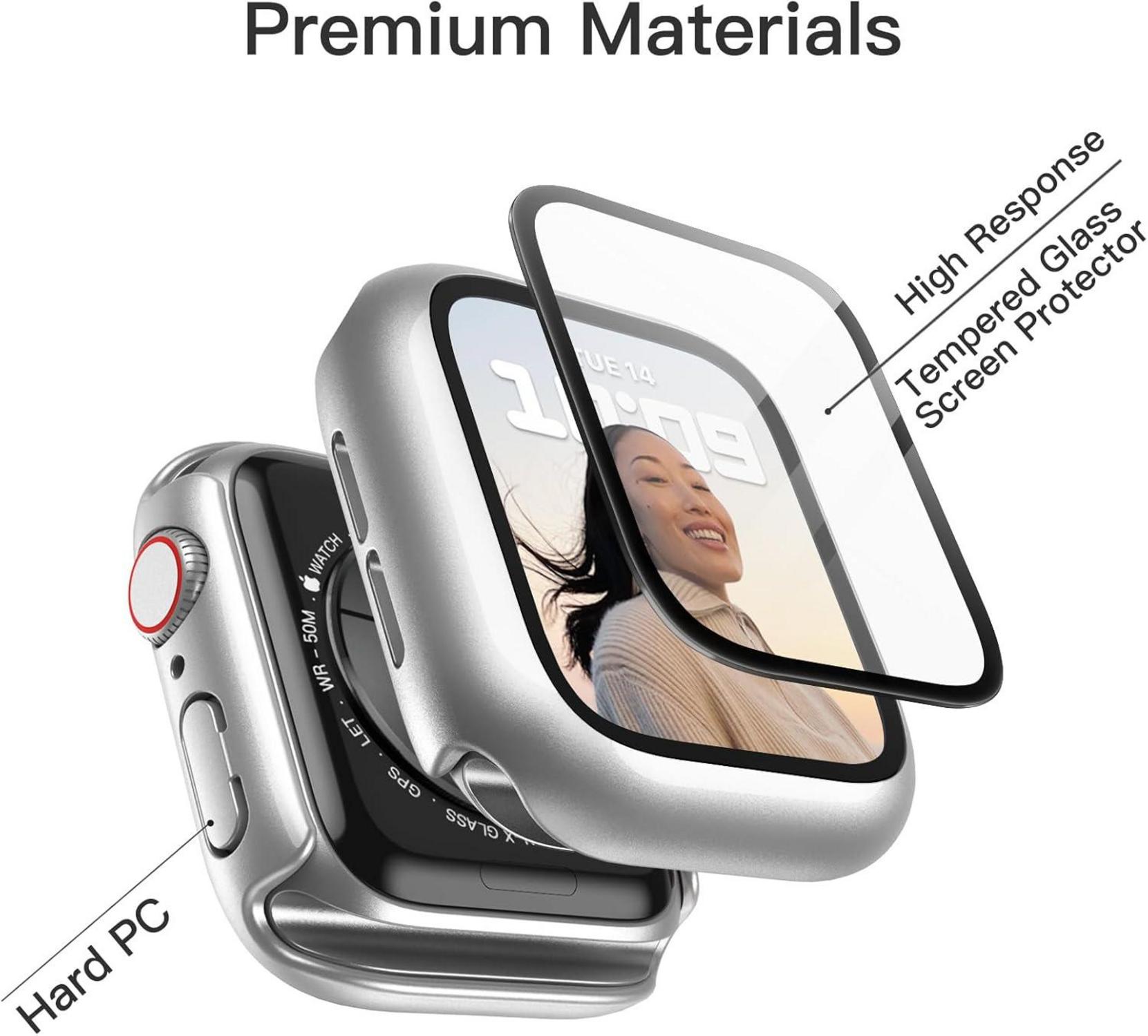 JETech Apple Watch SE Series 6 5 4 Hülle Schutzhülle