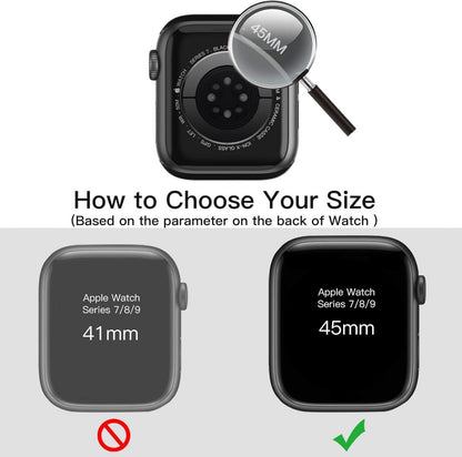 Displayschutz für Apple Watch Series 9 8 7 - Gehärtetes Glas