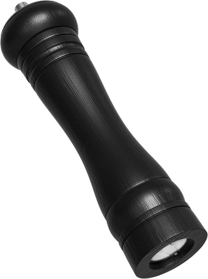 Salz- und Pfeffermühle aus Holz 21cm Schwarz