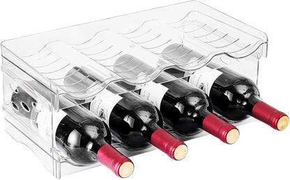 Transparenter Flaschenorganizer Kühlschrank für Sport & Getränke