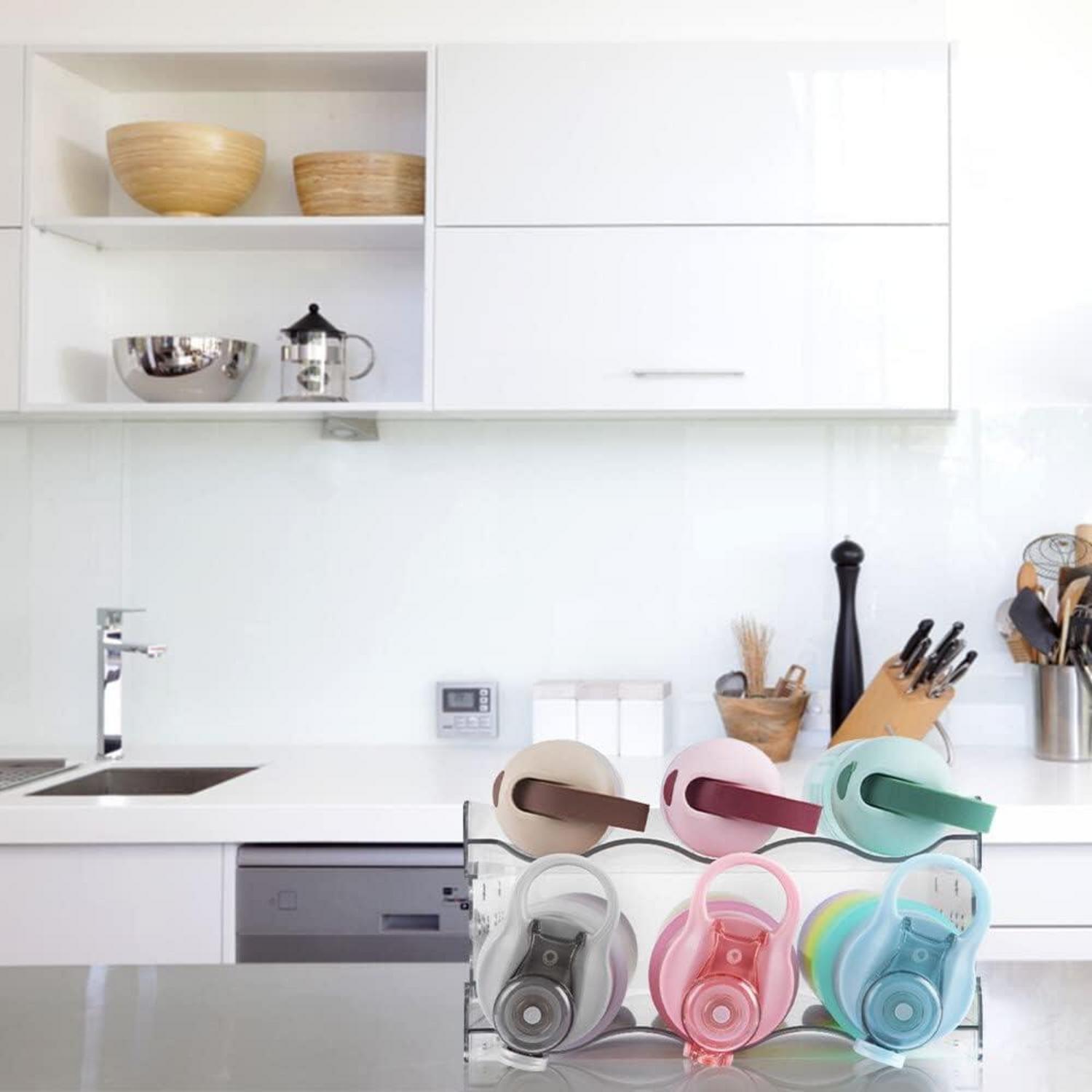 FYting Flaschenregal Kühlschrank Organizer stapelbar für Flaschen und Getränke