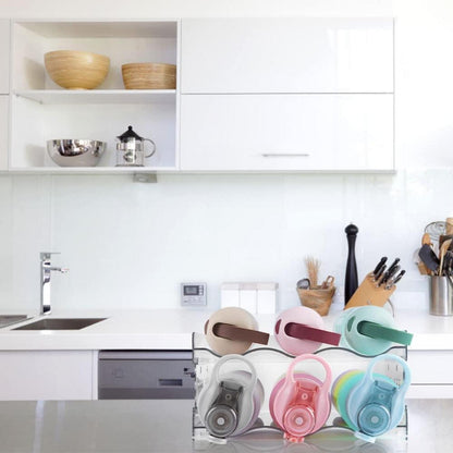 FYting Flaschenregal Kühlschrank Organizer stapelbar für Flaschen und Getränke