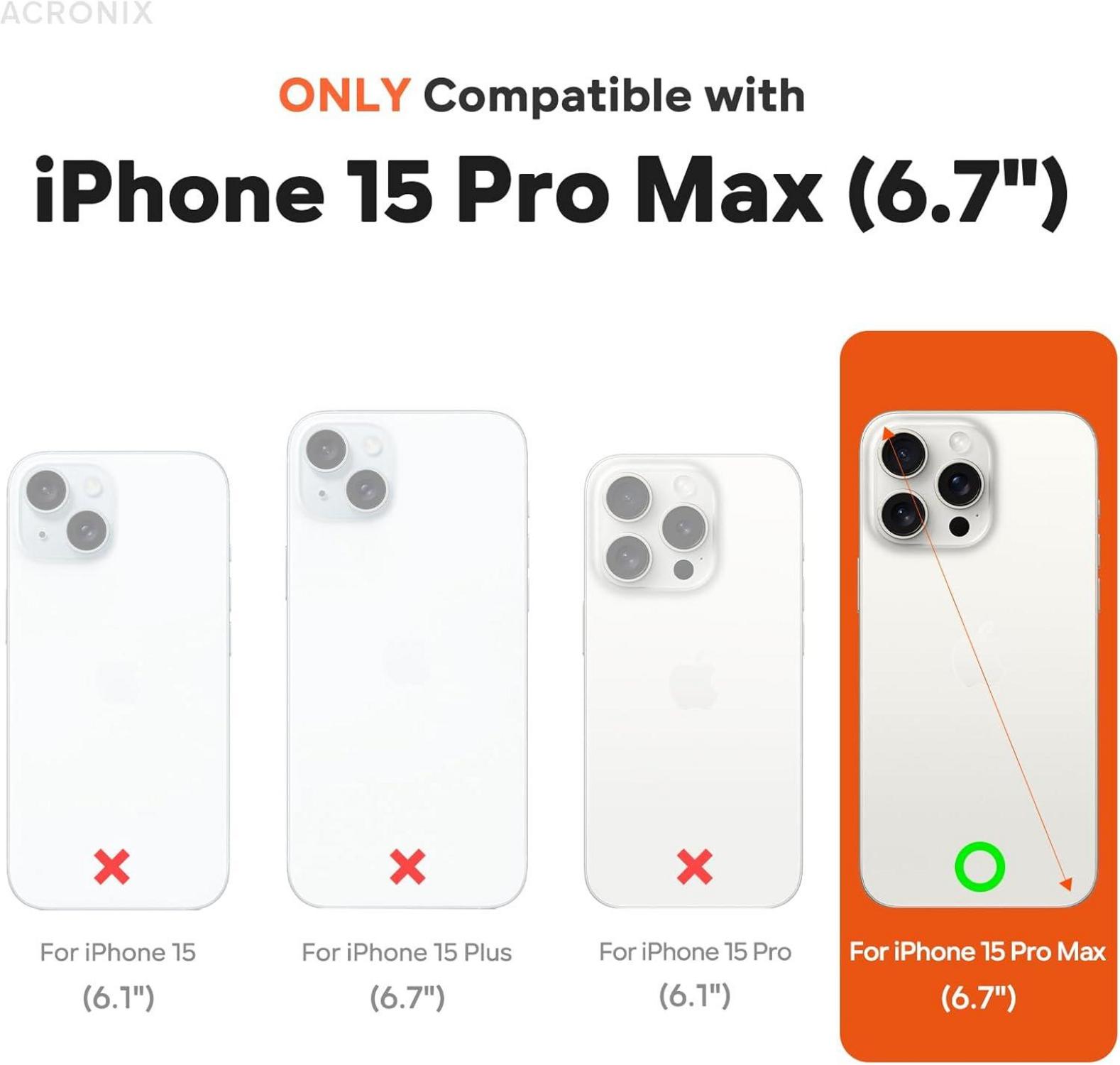iPhone 15 Pro Max Silikon Hülle 360° stoßfeste Handyhülle