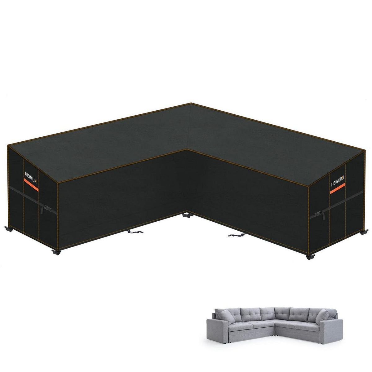 L-Form Sofa Abdeckung Outdoor – Wasserdicht & Winterfest