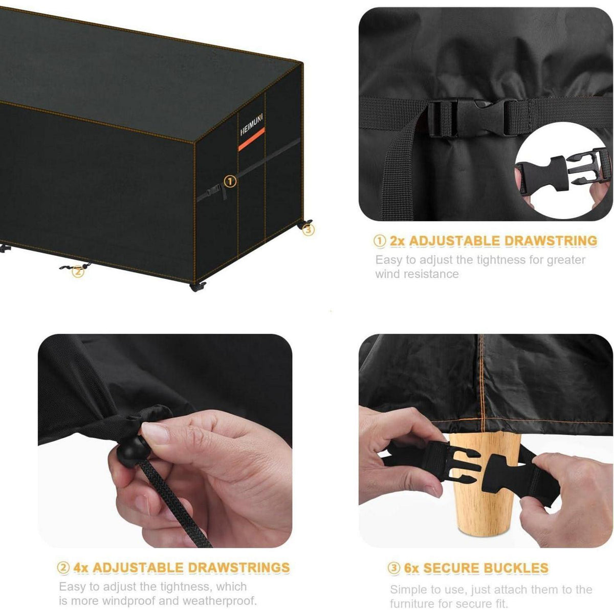 L-Form Sofa Abdeckung Outdoor – Wasserdicht & Winterfest