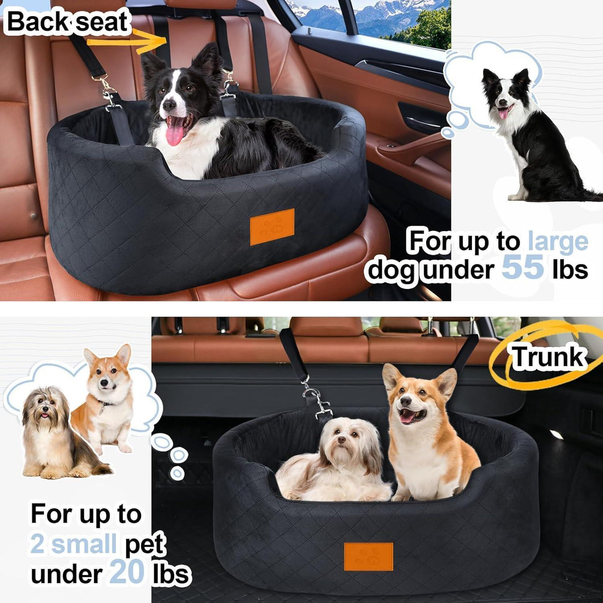 Hundesitz Auto – Sicher & Komfortabel für Große Hunde
