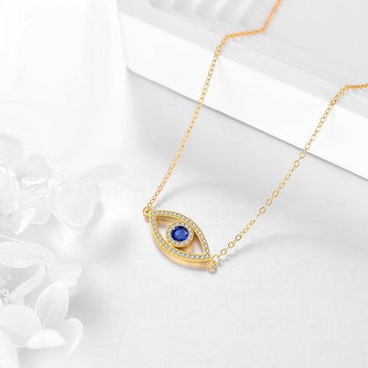 VONALA Böses Auge 925 Sterling Silber Halskette Unendlichkeit Goldene