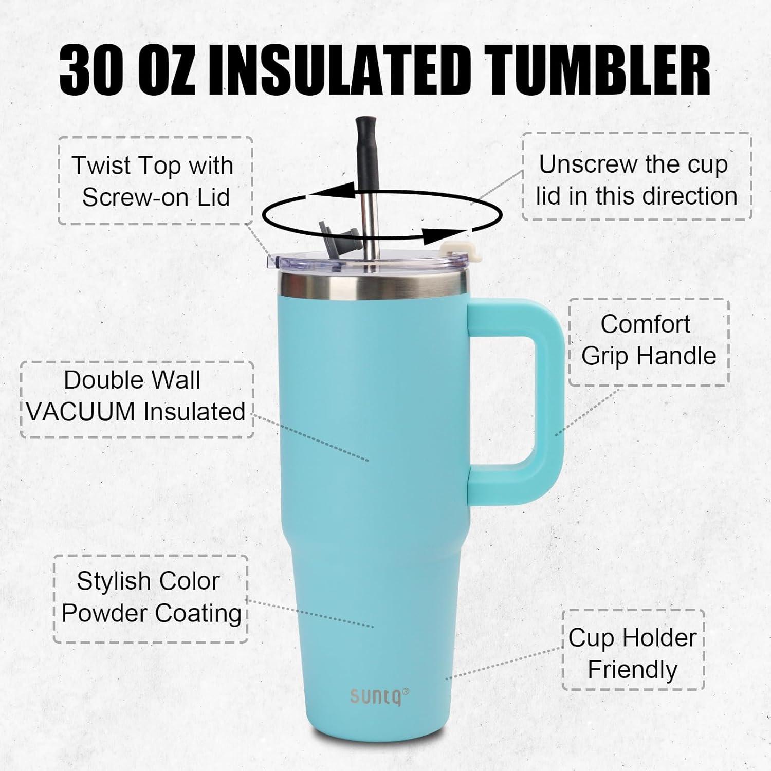 30oz Tumbler mit Griff, Vakuum Isolierte Thermische