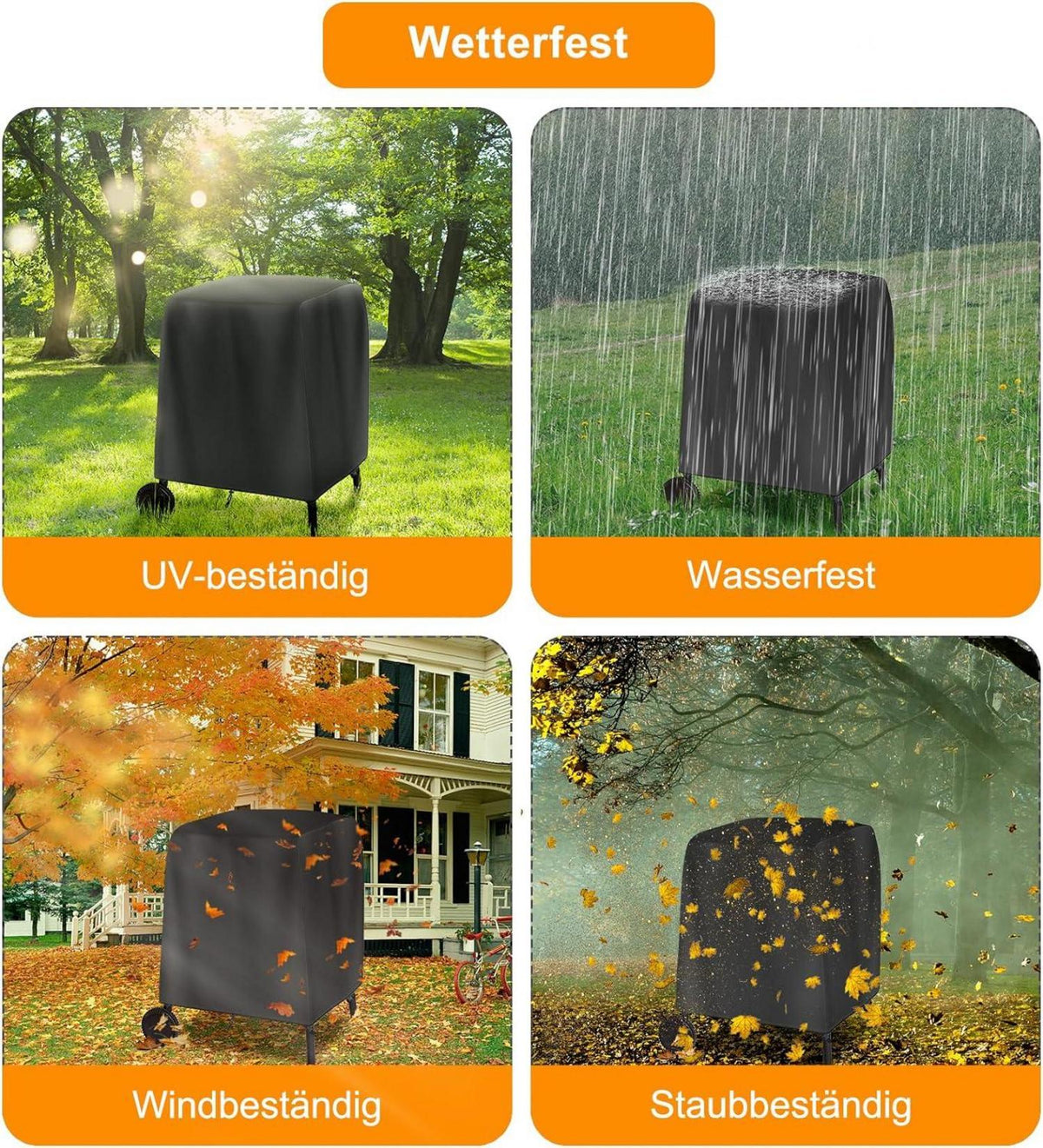 Gasgrill Abdeckhaube für Enders Urban Explorer Next PRO, 500D Oxford Wasserdicht H90cm