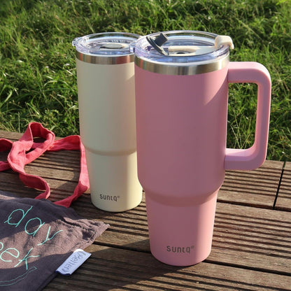 40oz Tumbler mit Griff, doppelwandige Vakuum isolierte