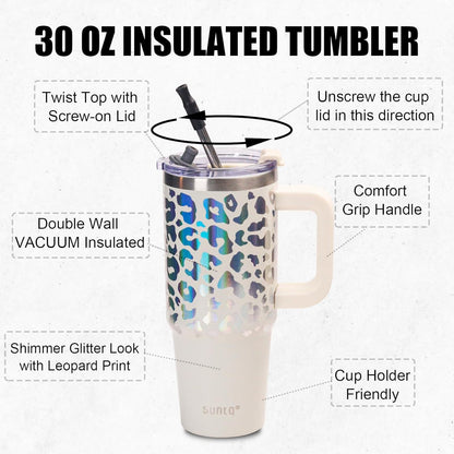 30oz Tumbler mit Griff, doppelwandige