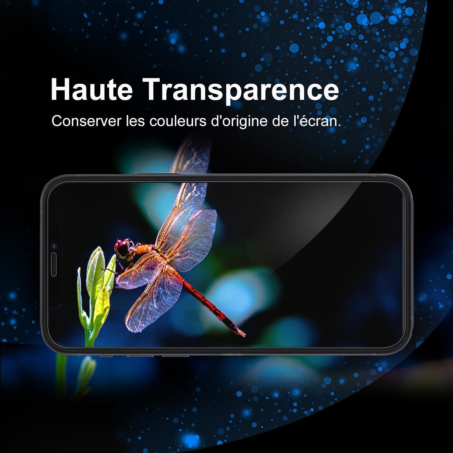 2x iPhone 12/12 Pro Panzerglas Displayschutzfolie 6,1 Zoll 9H Transparent