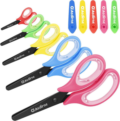 Kinderscheren Set 5 Stück Sicherheitsscheren Edelstahl 13,5 cm