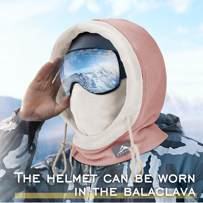 Warme Fleece Sturmhaube – Winddicht & Verstellbar für Ski, Motorrad & Alltag