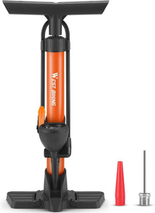 Fahrradpumpe mit Manometer Luftpumpe alle Ventile 160 PSI/11 Bar