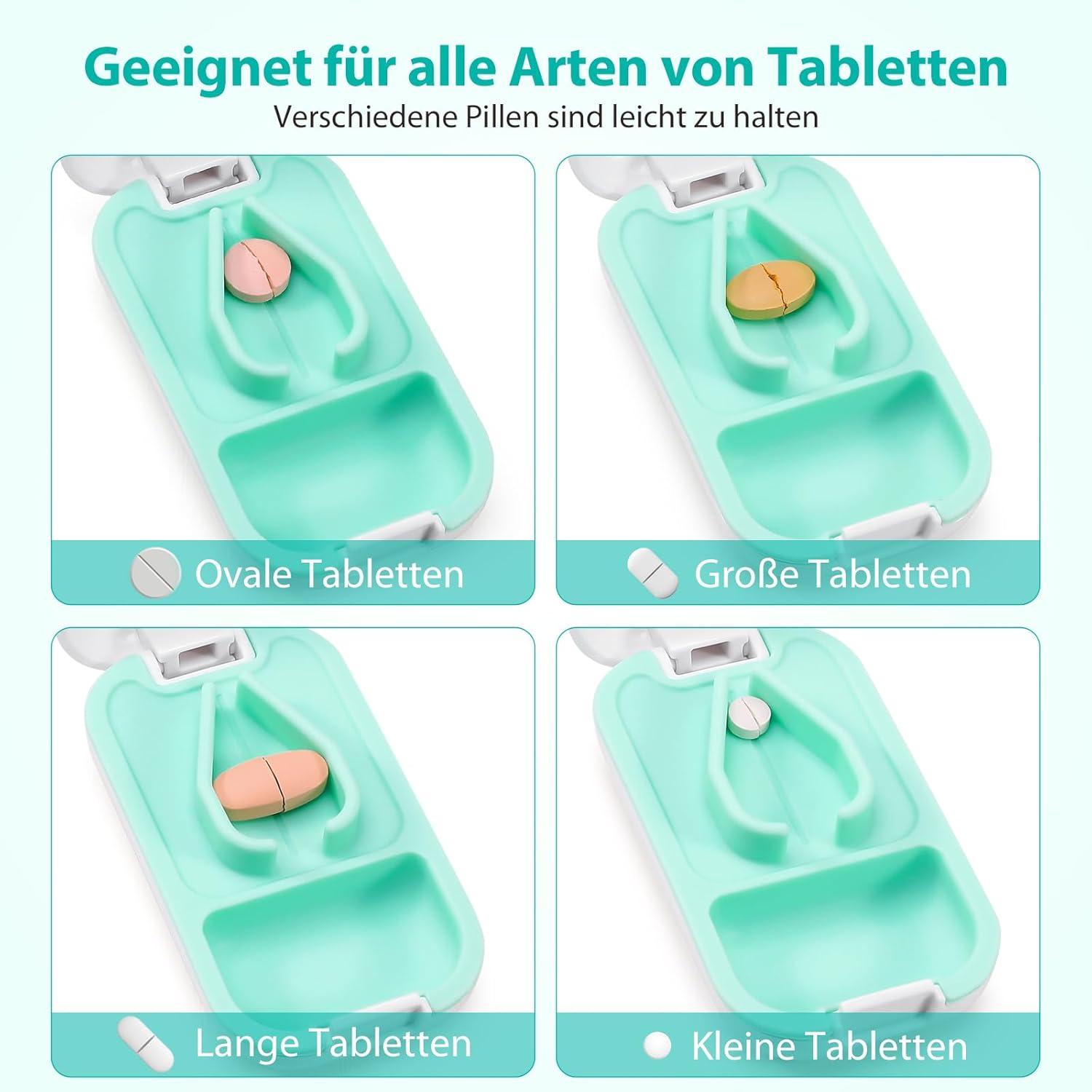 Opret Tablettenteiler für kleine und große