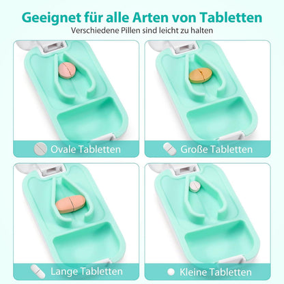 Opret Tablettenteiler für kleine und große
