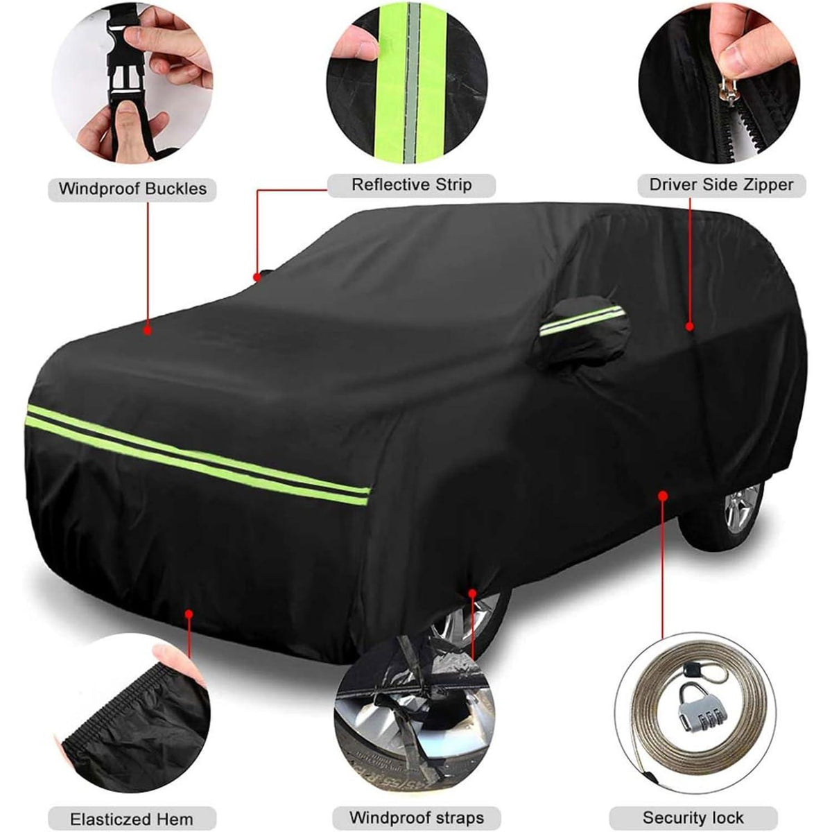 Auto Abdeckung für Citroen Berlingo 2008-2018 LWB – Allwetterschutz