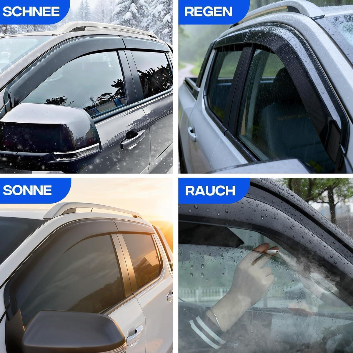 Windabweiser Ford Ranger 2023-2026 Doppelkabine