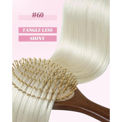 Echthaar Micro Ring Extensions Platinblond 45cm