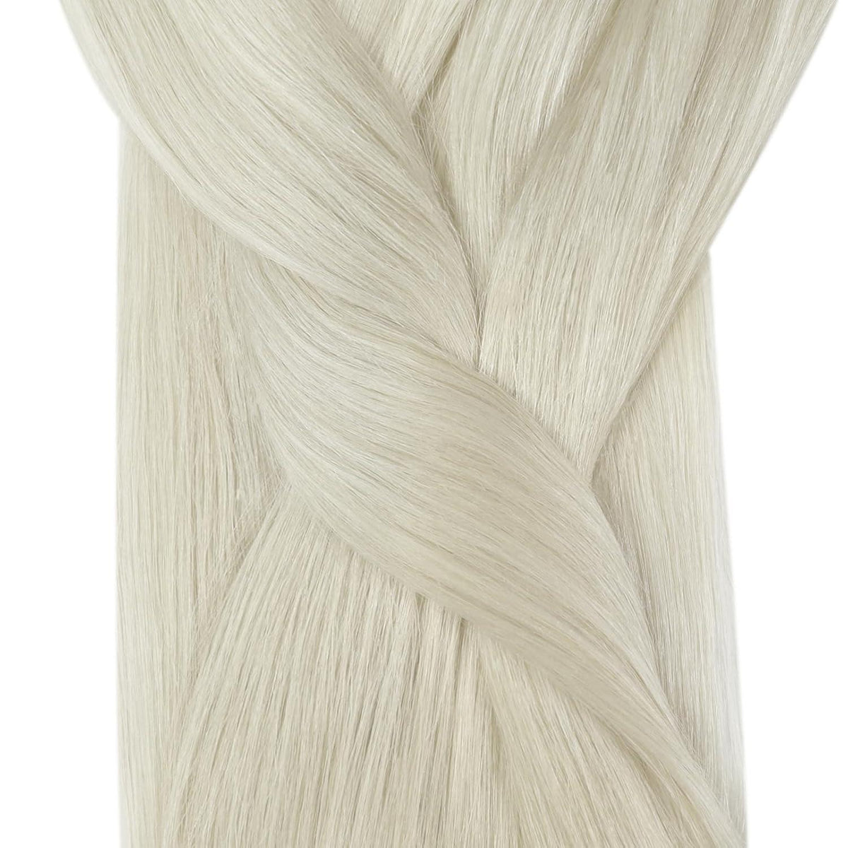 Echthaar Micro Ring Extensions Platinblond 45cm