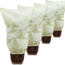 4er Set 80x100cm Frostschutzhaube für Pflanzen mit Zugband