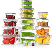 Frischhaltedosen Set 18-teilig luftdicht transparent BPA-frei