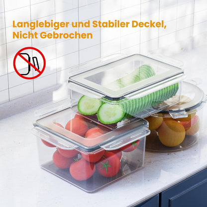 Frischhaltedosen Set 18-teilig luftdicht transparent BPA-frei