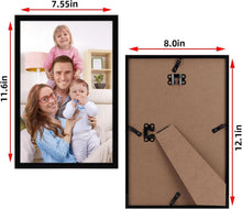 Schwarzer Bilderrahmen 20x30 cm - Modernes Fotorahmen für