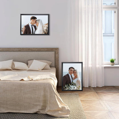 4er A3 Bilderrahmen Set Vintage Schwarz Plexiglas 30x42 cm
